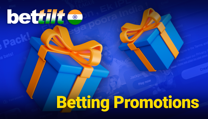 Actual list of sports betting promotions at Bettilt India