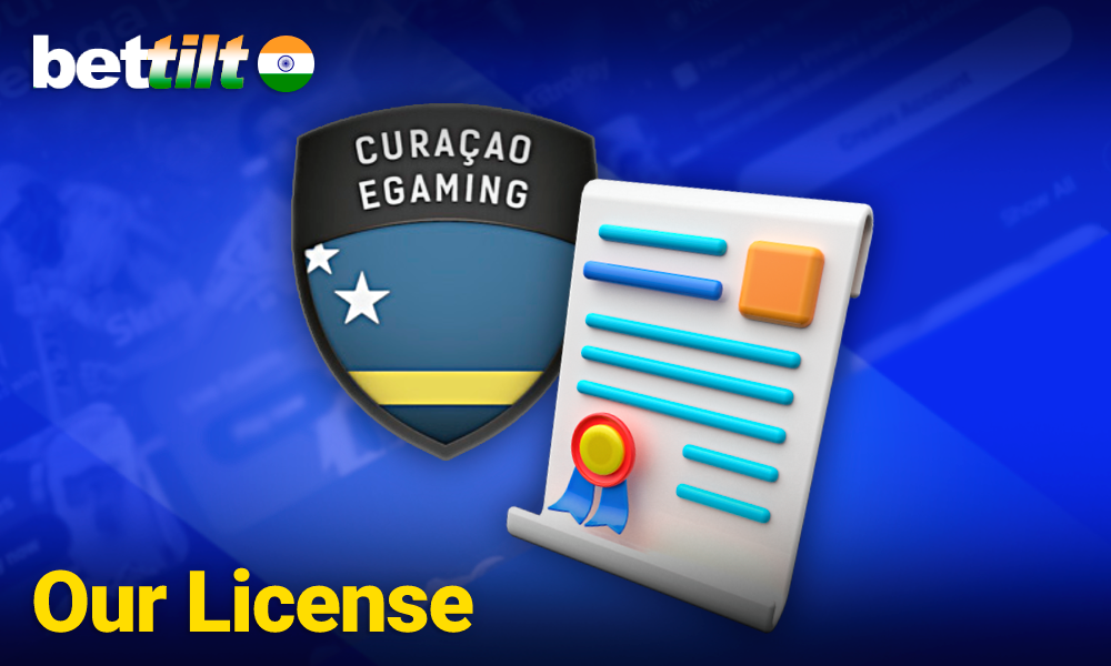 Bettilt India License Information