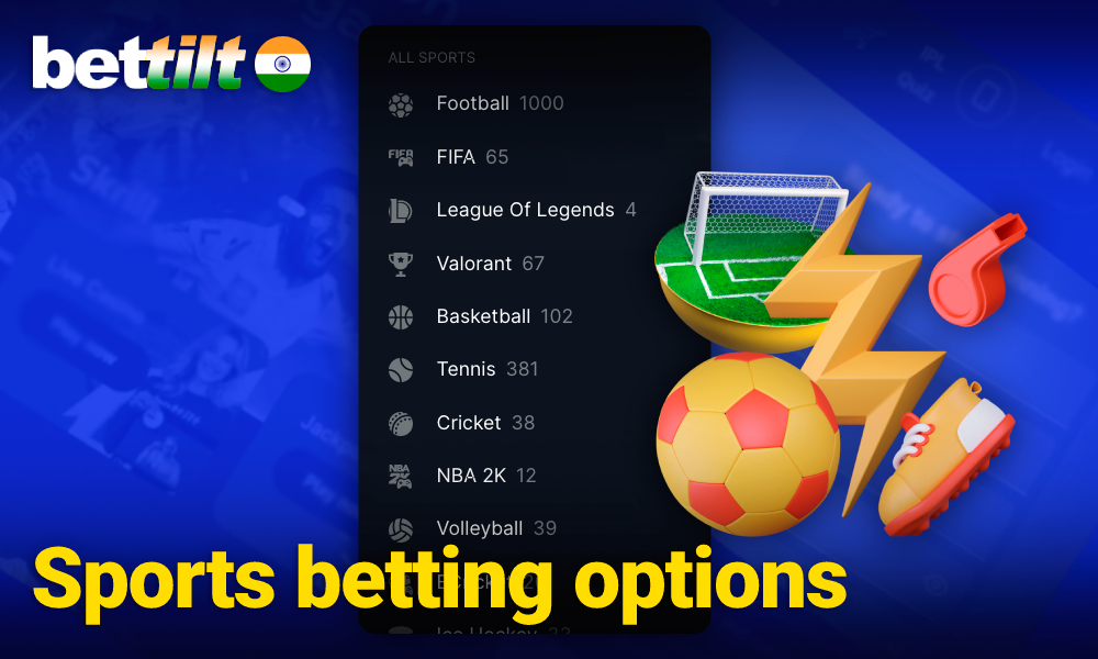 Introducing sports betting options on Bettilt 