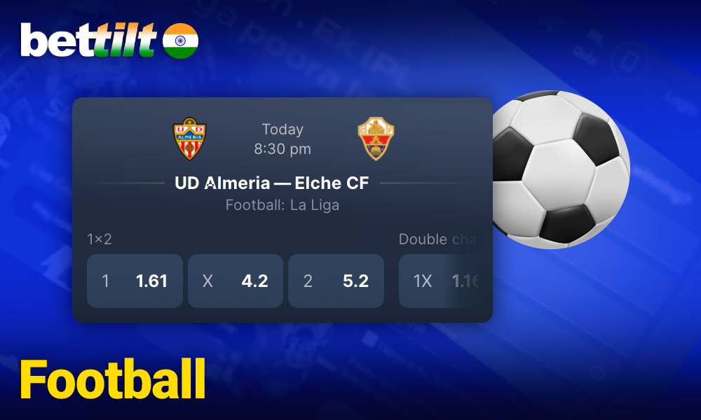 Betting on Football on Bettilt for India players - FIFA World Cup, UEFA European Championship and other